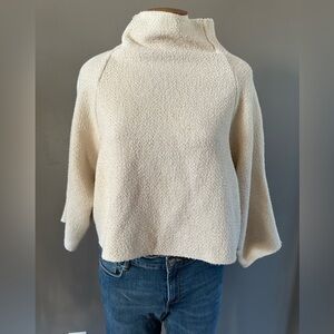Zara Textured Funnel Neck Sweater